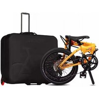 AliExpress XXF EVA Folding Bicycle Portable Handheld Loading Bag For Brompton DaHon Bike Hard Shell Air Transport Bike Round Trip Suitcase
