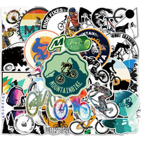 AliExpress Rspctou 10/30/50pcs Cool Mountain Bike Sticker Outdoor MTB Bicycle Waterproof Decals for Guitar Helmet Car Cartoon PVC Kids Sticker Toys