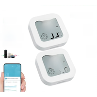 Tuya Zigbee Temperature Humidity Sensor LCD Digital Display Remote Monitor By Smartlife Bluetooth Control Work With Alexa Google