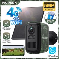5MP 2K HD 4G Wireless Solar Camera Wifi Outdoor 10000mAh Battery WiFi Security Camera Waterproof PIR Animal Detection in Forest