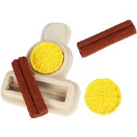 1PC Lemon Cinnamon Star Anise Silicone Mold Cupcake Candy Baking Mold Chocolate Fondant Cake Decorating Tools