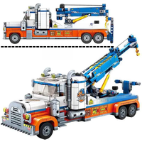 781PCS Technical City Traffic Rescue Vehicle Trailer Truck Building Blocks MOC Assemble Sport Car Bricks Toys For Children Gifts