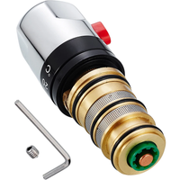 Brass Thermostatic Mixing Water Valve Kitchen Basin Faucet Constant Water Temperature Bath Shower Faucet Valve Mixer Tap