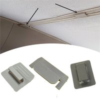 16 pcs/set Car Practical Roof sunshade Buckles Sun Block Clips Car Sunshade Curtain Buckle For Tesla Model Y S X 3