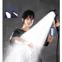 New 3 Modes High Pressure Shower Head Water Saving Shower Adjustable One-Key Stop Water Massage Sprayer Bathroom Accessories