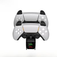 FC401 PS5 Controller Charger LED light Dual Stand Charger Dock PS5 Controller Charging Station Accessories for PlayStation 5