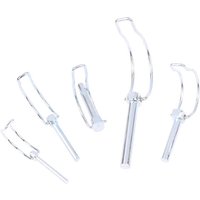AliExpress HUXUAN Household D Pins M4.5 M6 M8 M10 Safety Pin Bicycle Stroller Cargo Boat Hitch Hook Clip Spring Pins Double-line Lock Pin Ear Pins