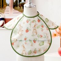 Kangobaby #My Soft Life#Waterproof Baby Sleeveless Feeding Bib Fashion Full Body Cover