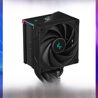 DeepCool AK500S CPU Cooler with Digital Display 5 Heat Pipes TDP 240W Radiator 120mm FDB Silent CPU Air-Cooler Heatsink
