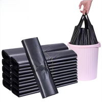 100pcs Thickened Household Black Rubbish Bag For Bathroom Garbage Bag Kitchen Points Off Trash Can Bin Rubbish Plastic Bags