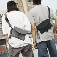 AliExpress NONE Men Nylon Chest Pack Cellphone Pouch Outdoor Sports Cross-body Bag Casual Running Cycling Sling Bag