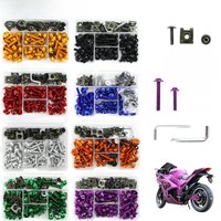 AliExpress LINGQI RACING Motorcycle M5 M6 Fairing Bolts Kit Bodywork Screws Nut Universal For Off-road Cafe Racer Dirt Pit Bike Scooter