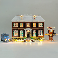LED Light Kit For Christmas Gift Ideas NEW 21330 Home Alone House Building Blocks Bricks Toys Only Lamp Light Set No Model