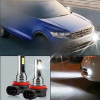 2Pcs 6000K Front Fog Light LED Bulb Canbus Car Lamp For VW VOLKSWAGET-ROC T ROC 2017 2018 2019 2020 2021 2022 2023 Plug and Play