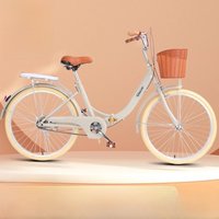 AliExpress OLOME Adult Folding Bicycle For Male And Female Students 24/26 Inch Full Bearing Non Inflatable Work Bike Bisiklet Parent Child Style