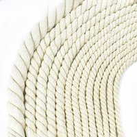 5M 5/6/7/8/10/12/15/18/20mm Twisted Cotton Cord For Bag Decorative High Tenacity 3 Shares Ropes DIY Sewing Textile Accessories