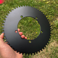 AliExpress NONE PASS QUEST 130BCD chainring 5-Claw Closed Disc Round/Oval 42/44/46/48/50/52/54/56/58/60T For SRAM RED APEX Bicycle Crankset