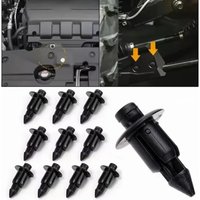 AliExpress NONE 100Pcs 6mm Car Bumper Fender Fastener Clips For Honda Suzukii Kawasakii Rivet Clips Bicycle Fairing Rivet Setting Panel Rivets