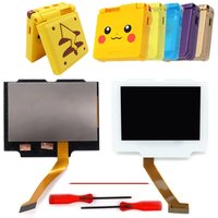 V5 3.0 inch HD GBA SP IPS Drop in pre-Laminated LCD Kits Screen for Gameboy Advance SP Black/Red/White Len Housing Shell