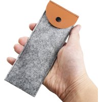 Felt Pen Protection Pouch with Snap Closure Pencilcase- Perfect for Organizing Pens Office and School Supplies