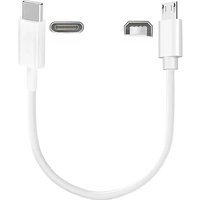 30cm Type C to Micro USB Cable Fast Charging USB-C OTG Adapter Cord Support Charge & Sync Compatible with Micro USB Devices 1.5m