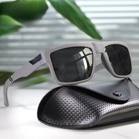 AliExpress TAMWY UV400 Polarized Glasses with Case Square Cycling Sunglasses Outdoor Sports Running Driving Men Women Party Wear Goggles