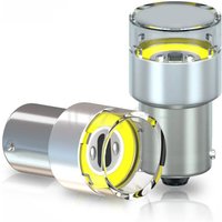 IUZIOH 12V 24V P21W Led Bulb 1156 Strobe 1157 Flash BA15S BAY15D P21/5W R5W R10W Lamp Flashing Brake Reverse Car Parking Light