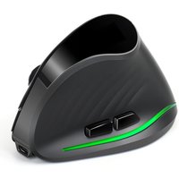 Lefon F35C Wireless Vertical Mouse Ergonomic Bluetooth Mouse 4000DPI 7 Buttons with OLED Programmable Gaming Mice for PC Laptop