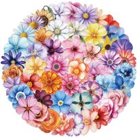 AliExpress 50pcs Retro Flowers Stickers PET Transparent Decals Toy Stationery Guitar Phone Bicycle Laptop Luggage Car Graffiti Sticker