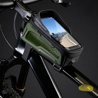 AliExpress WILD MAN M20 Mountain Bike Hardshell Front Top Tube Bag with Touchscreen Phone Access, Outdoor Cycling Gear Waterproof Bag