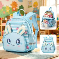 Backpack Kindergarten Girls Boys Children's Backpack Girl Cartoon Mimi Smchool Bag,3-6 Years Old Kindergarten School Backpacks