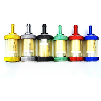 AliExpress 6mm/8mm CNC Aluminum Alloy Glass Motorcycle Gas Fuel Gasoline Oil Filter Moto Accessories for ATV Dirt Pit Bike Motocross