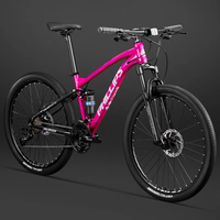 AliExpress NONE 24/26/27.5/29 inch Soft Tail Dual Shock Absorber Mountain Bike Downhill Full Suspension Mountain Bicycle Cross Country DH Bike