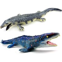 Jurassic Dinosaurs World Prehistoric Mosasaur Pterosaur Simulation Animals Model Action Figures PVC Toy For Kids Boy Gift