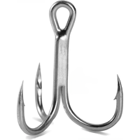 Hunthouse Super Treble Hook 3X Strong Three Anchor Fishing Hook Set For Hard Lure 4# 6# 8# Hight Carbon Steel Accessories