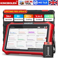 KINGBOLEN K8 PRO Car Diagnostic Scan Tool Bidirectional ECU Coding All Free