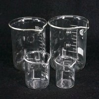 100/150/200/250/300ml G3.3 Borosilicate Glass Low Form Beaker Chemistry Lab