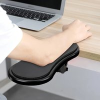 1pc Ergonomic Armrest Wrist Rest - Synthetic Rubber Computer Desk Extender - Office Chair Elbow Support
