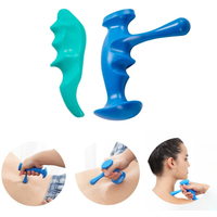 T-shaped Acupoint Massager Thumb Finger Press Trigger Point Handheld Physical Therapy Tools Body Deep Tissue Relax Relief Pain