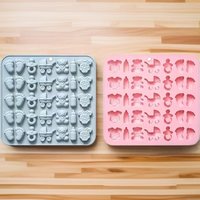1 Piece Baby Theme Element 35 Cute Cake Fudge Chocolate Soap Mold Silicone Mold High Temperature Resistant and Easy to Clean