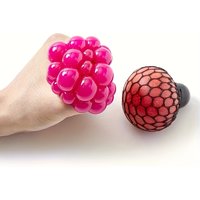 2-Pack of Stress-Relief Grape Balls in Random Colors, Hand Exercisers, Stress-Relief Squeeze Toys for Kids and Adults, Gift Bag and Piรฑata Fillers, Classroom Rewards, Party Favors, Birthday and