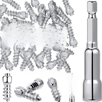 AliExpress NONE Winter Anti-Slip Screws Nails with Tools Universal Auto Motorcycle Bike Shoe Anti Skid Snow Spikes Studs Screws Accessories
