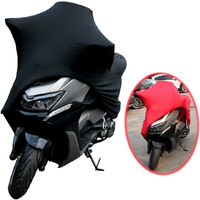 AliExpress JIUWAN Universal Motorcycle Covers UV Protector Cover Indoor Outdoor 2 Colors Bike Motor Scooter Dustproof Cover Elastic Fabric M-4XL