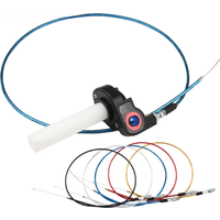 AliExpress PowerMotor Enduro Motocross Motorcycle Accelerator Throttle Handle Grips Parts Universal 1200mm Cable 22mm 7/8'' Dirt Pit Bike Accessories