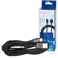 IV-P5229 Type-C USB 3M Charging Cable with Indicator Light Data Transmission For PS5 Charging Cable