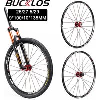 BUCKLOS MTB Bicycle Wheels Rim 26/27.5/29 Mountain Bike Wheel 9*100/10*135MM 15*100/12*142MM MTB Wheelset for 7/8/9/10/11speed