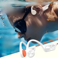 Bone Conduction Headphone Bluetooth 5.4+(32G)MP3 Bass Smart Voice Wireless Headset IPX8 Waterproof Swimming Earphone Multipoint