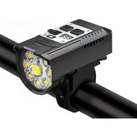 AliExpress NONE 9 LED High Lumens Bicycle Light USB rechargeable Zoomable Bike Headlight Flashlight Road Cycling waterproof torch Night riding