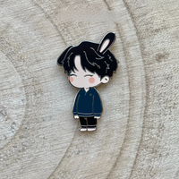 Chibi Bangtanimals - Enamel Pin-bunny koo