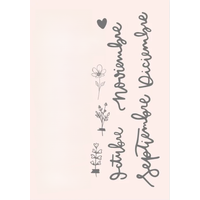 Spanish stamp Clear Stamp for Scrapbooking Transparent Silicone Rubber DIY Photo Album Decor 628